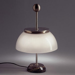 Alfa Table Lamp - Overstock - Nickel / Crystal