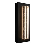 Beam Color-Select Outdoor Wall Sconce - Black / Clear
