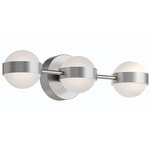 Verona Color-Select Bathroom Vanity Light - Satin Nickel / White