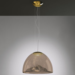 Mountain View Pendant - Gold / Black / Black