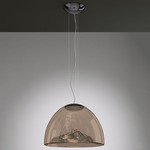 Mountain View Pendant - Black Polished Nickel / Black / Black