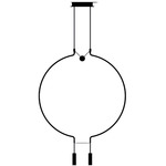 Liaison Two Light Pendant - Black / Black