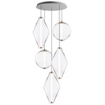 Buoy Multi Light Pendant - White / Clear