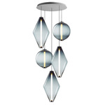 Buoy Multi Light Pendant - White / Smoke