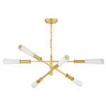 Dashiell Chandelier - Vintage Polished Brass / Alabaster