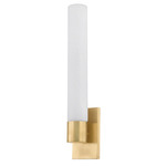 Balerma Wall Sconce - Vintage Brass / Cloud Etched