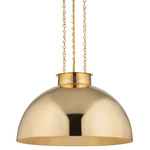 Perseus Pendant - Vintage Brass