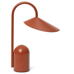 Arum Portable Table Lamp - Oxide Red
