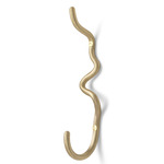 Curvature Wall Hook - Brass