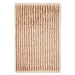 Kami Knotted Rug - Red Brown / Off White