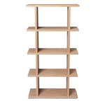 Kona Tall Bookcase - Natural Oak Veneer