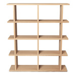 Kona Tall Bookcase - Natural Oak Veneer