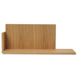 Stagger Shelf - Oiled Oak