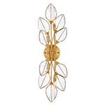 Amira Wall Sconce - Brass / Clear