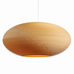 Disc Scraplights Pendant - White / Blonde