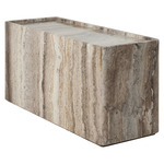 Pietra Side Table - Lively Sepia Travertine
