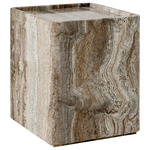 Pietra Side Table - Lively Sepia Travertine