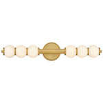 Trigo Wall Sconce - Lacquered Brass / Etched Opal