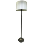 Rupert Floor Lamp - Supreme Silver / White Linen