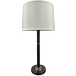 Rupert Table Lamp - Supreme Silver / White Linen