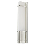 Tottenville Bathroom Vanity Light - Polished Nickel / Cloud