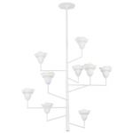 Alora Chandelier - White Plaster