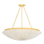 Summerside Pendant - Vintage Gold Leaf / Coco Shell