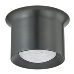 Noxon Ceiling Flush Light - Distressed Bronze / Cloud