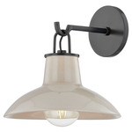 Pottersville Wall Sconce - Distressed Bronze / Ivory Crackle