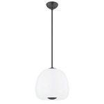 Scranton Pendant - Old Bronze / Clear Etched