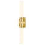 Glen Oaks Bathroom Vanity Light - Aged Brass / Opal