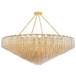 Watertown Chandelier - Aged Brass / Champagne