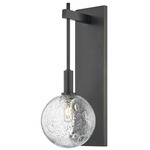 Onteora Wall Sconce - Distressed Bronze / Clear Seeded
