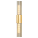 Somersville Wall Sconce - Aged Brass / Light Bronze