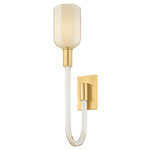 Chester Park Wall Sconce - Aged Brass / Champagne