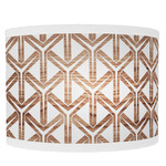 Cubist Curved Wall Sconce - Brushed Nickel / Brown
