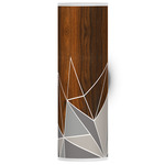 Facet Tube Wall Sconce - Black / Walnut / Grey Facet