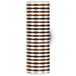 Weave Tube Wall Sconce - Brushed Nickel / Ebony / Linen