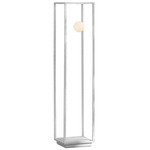 Abachina Portable Floor Lamp - Matte White / Frosted