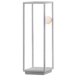 Abachina Portable Floor Lamp - Matte White / Frosted