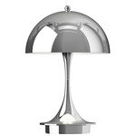 Panthella 160 Portable Table Lamp - Chrome