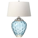 Samara Table Lamp - Blue / White