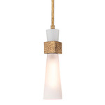 Kristy Pendant - Antique Gold / Opal