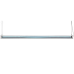 Estela Linear Pendant - Matte Black / Sea Blue
