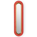 Lens Oval Wall Sconce - Gold / Red