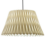 Lola Pendant  - Matte Nickel / Ivory White