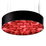 Spiro Pendant - Matte Black / Red