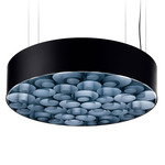 Spiro Pendant - Matte Black / Blue