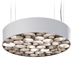 Spiro Pendant - Matte White / Grey