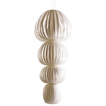Totem Pendant - Matte Nickel / Ivory White